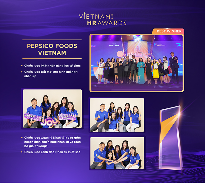 PepsiCo Foods Việt Nam giành giải Doanh nghiệp xuất sắc & Nơi làm việc tốt nhất Việt Nam năm 2022 - 1